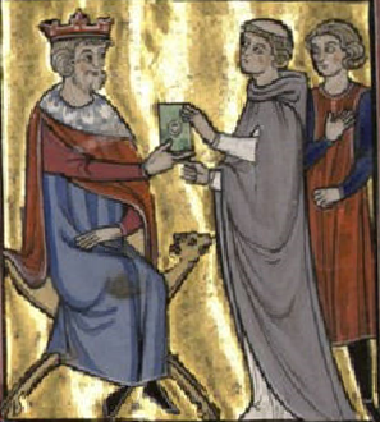 Ambassade d'Amaury Ier d'Anjou auprès de Manuel Ier Comnène - Guillaume de Tyr - Historia (BNF - Mss.Fr.9084 - folio 272)